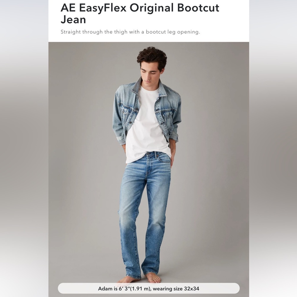 American Eagle Outfitters Bootcut Jeans - Dream Blue